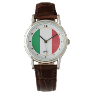 Italian Flag & Italy watch, trendy fashion /design Watch