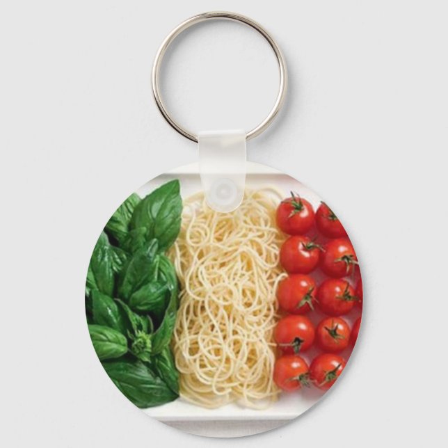 Italian Flag Key Ring (Front)