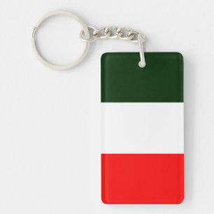 Italian Flag Key Ring