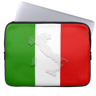 Italian flag laptop sleeve