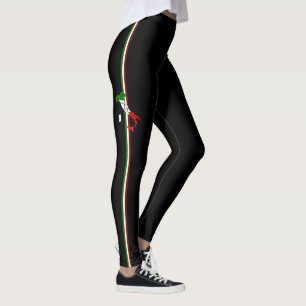 Italian flag leggings