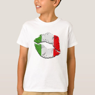 Italian Flag Lips T-Shirt