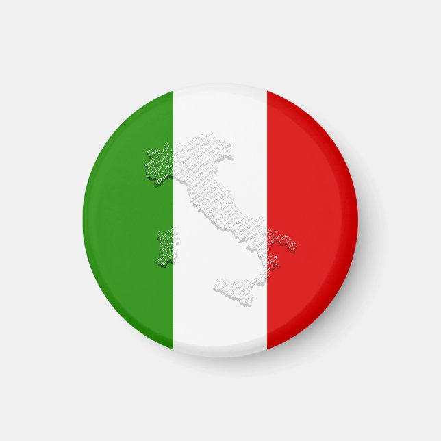 Italian flag magnet (Front)