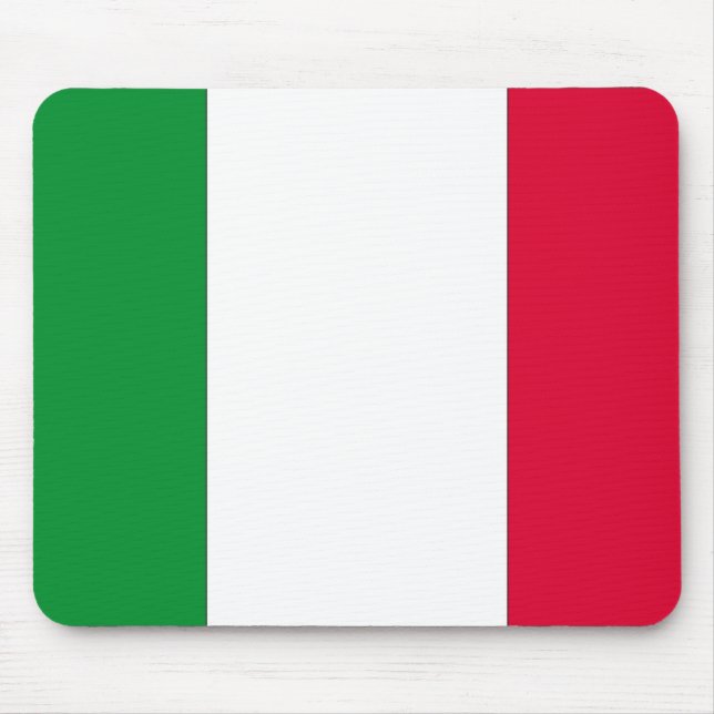 Italian Flag Mouse Pad (Front)