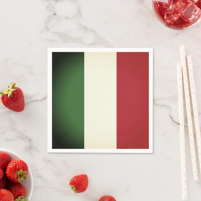Italian Flag Napkin (Insitu)