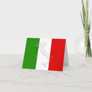 Italian flag note card