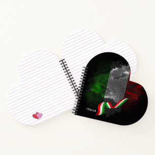 Italian flag notebook