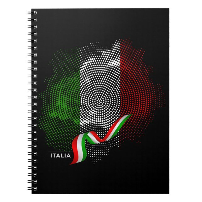 Italian flag notebook (Front)
