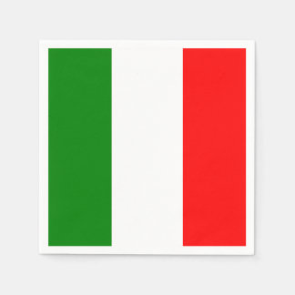 Italian Flag of Italy Bandiera d'Italia Napkin