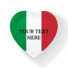Italian flag of Italy custom paperweight gift