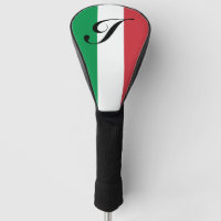 Italian flag of Italy golf driver cover socks