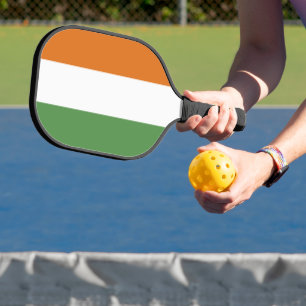 Italian flag pickleball paddle