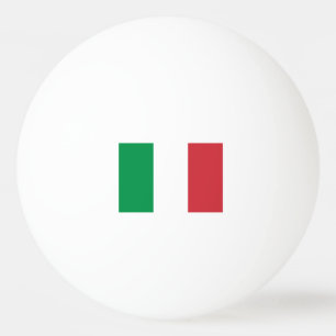 Italian flag ping pong balls for table tennis