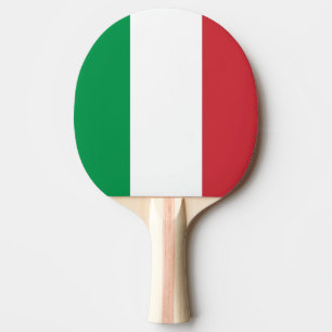 Italian flag ping pong paddle for table tennis