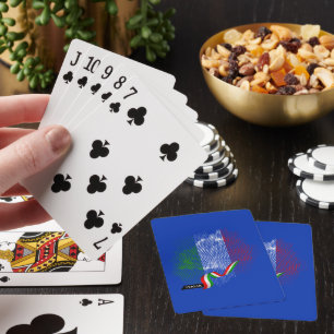 Italian flag playing cards