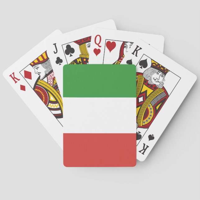 Italian Flag Playing Cards (Back)