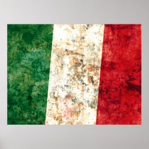 Italian Flag Poster
