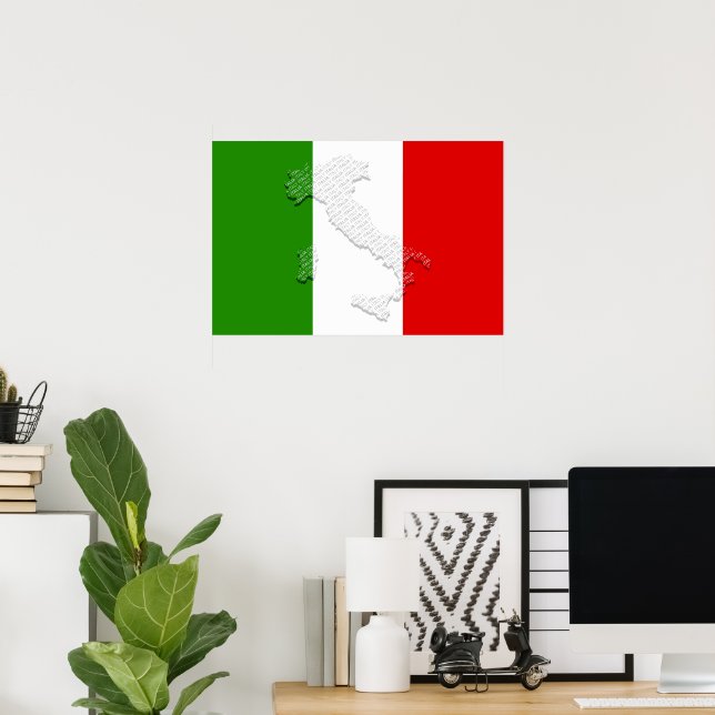 Italian flag poster (Home Office)