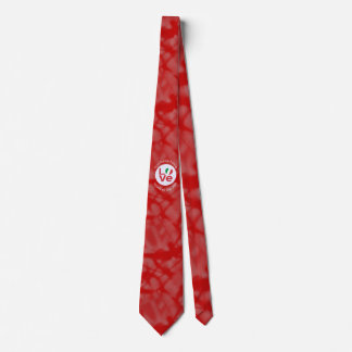 Italian Flag Red LOVE Personalised  Tie