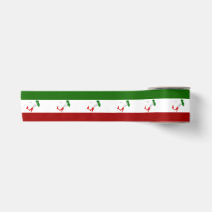 Italian flag satin ribbon