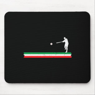 Italian Flag Sell Player Coach Softll Team Sports Mouse Pad