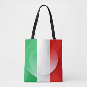 Italian Flag Shoulder Tote – Stylish Patriotic Bag