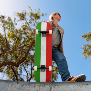 Italian flag skateboard