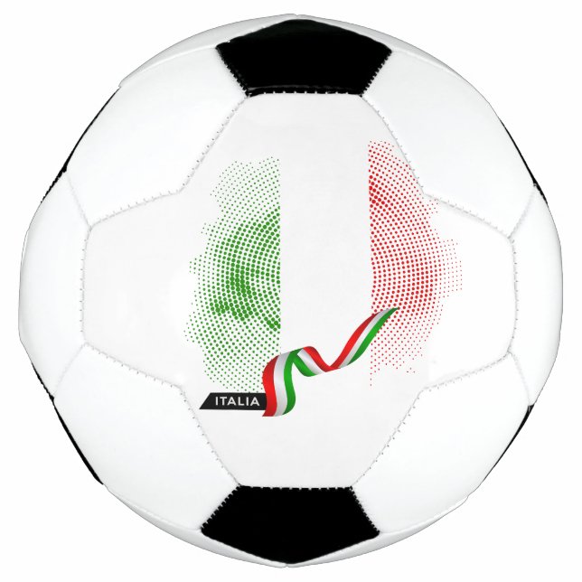 Italian flag soccer ball (Front)