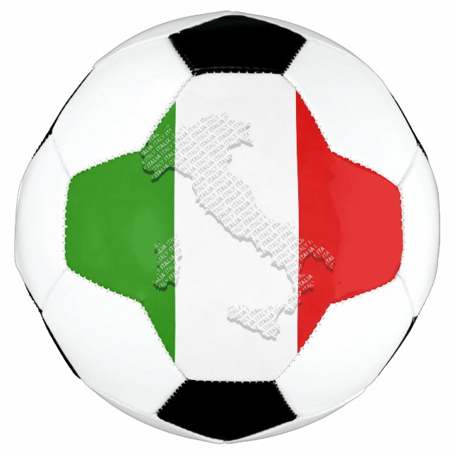 Italian flag soccer ball (Front)