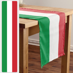 Italian flag & Sports fan house decor / Italy tri Short Table Runner