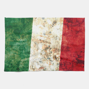 Italian Flag Tea Towel