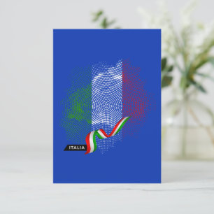 Italian flag thank you card