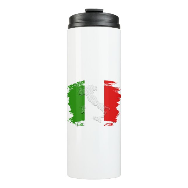 Italian flag thermal tumbler (Front)