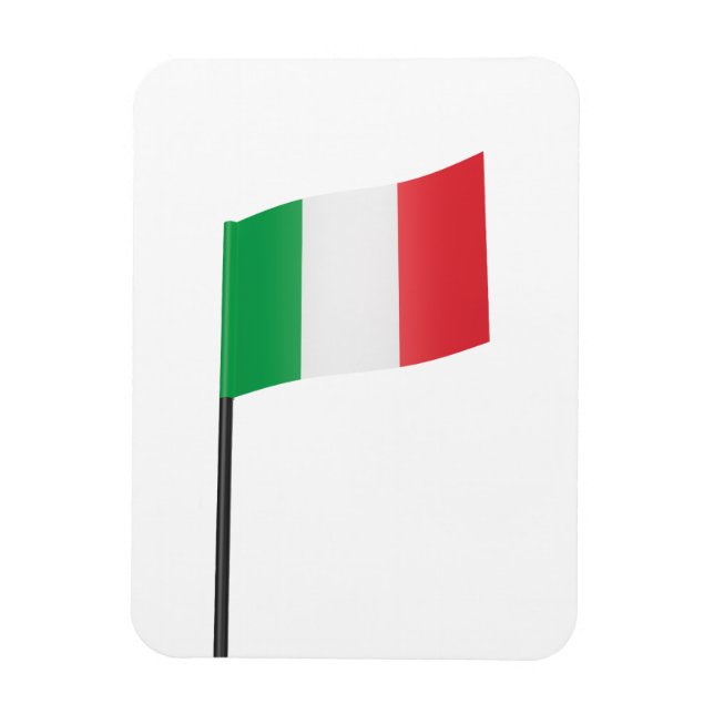 Italian flag toothpick magnet (Vertical)
