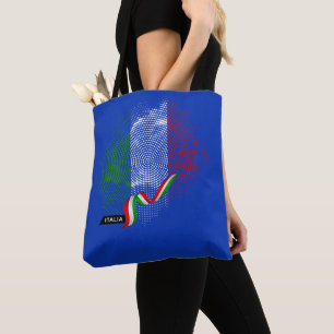 Italian flag tote bag