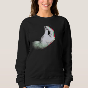 Italian Flag With Italian Hand Gesture Capisci Sweatshirt