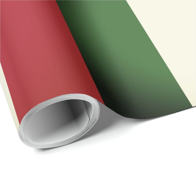 Italian Flag Wrapping Paper (Roll Corner)