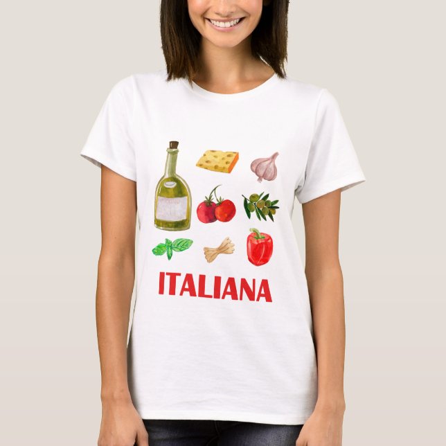 Italian Flavour  T-Shirt (Front)