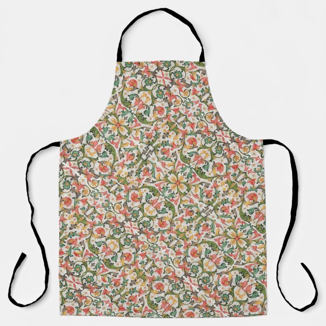 Italian Florentine Flourishes Apron (Front)