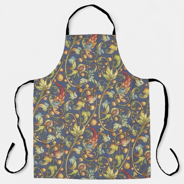 Italian Florentine Flourishes Apron (Front)