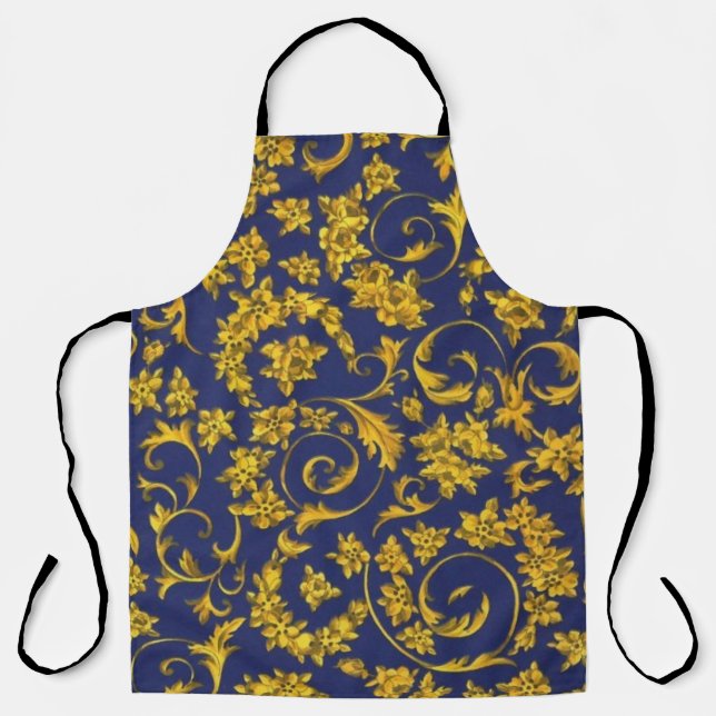Italian Florentine Flourishes Apron (Front)