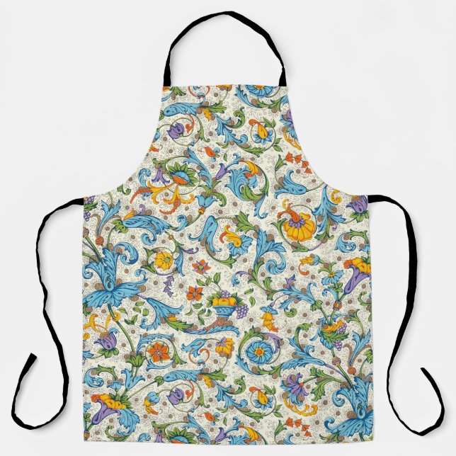 Italian Florentine Flourishes Apron (Front)