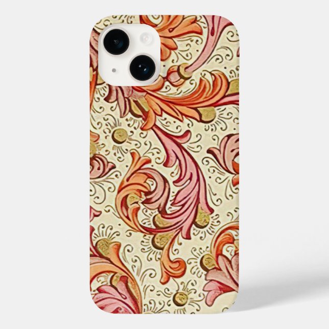 Italian Florentine Flourishes Pattern Case-Mate iPhone Case (Back)