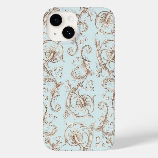 Italian Florentine Flourishes Pattern Case-Mate iPhone Case (Back)