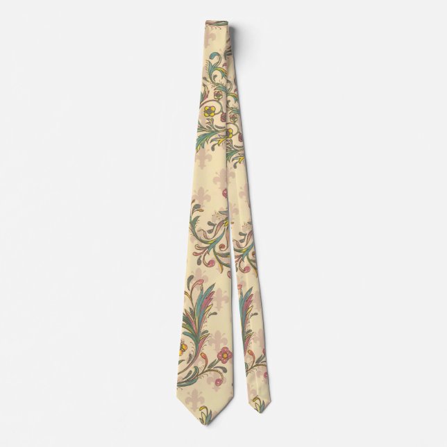 Italian Florentine Flourishes Tie (Front)