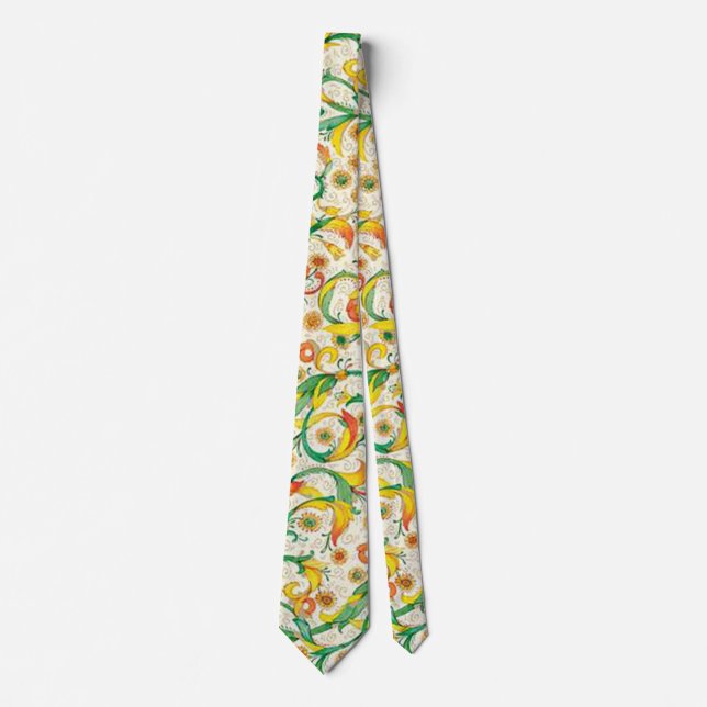 Italian Florentine Flourishes Tie (Front)