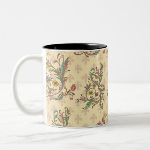 Italian Florentine Flourishes Two-Tone Coffee Mug