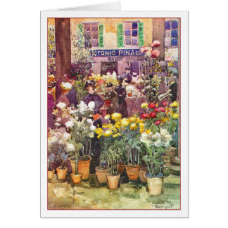 Italian Flower Market by Maurice Prendergast