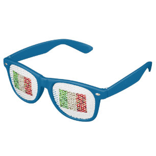 Italian Food Flag Party Shades