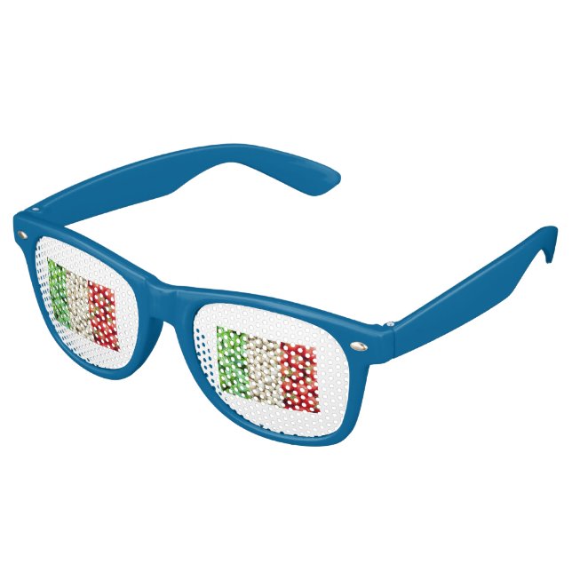 Italian Food Flag Party Shades (Angled)